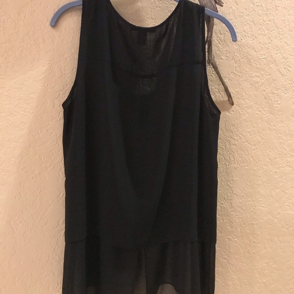 Kenneth Cole double layer chiffon tank - Picture 2 of 2